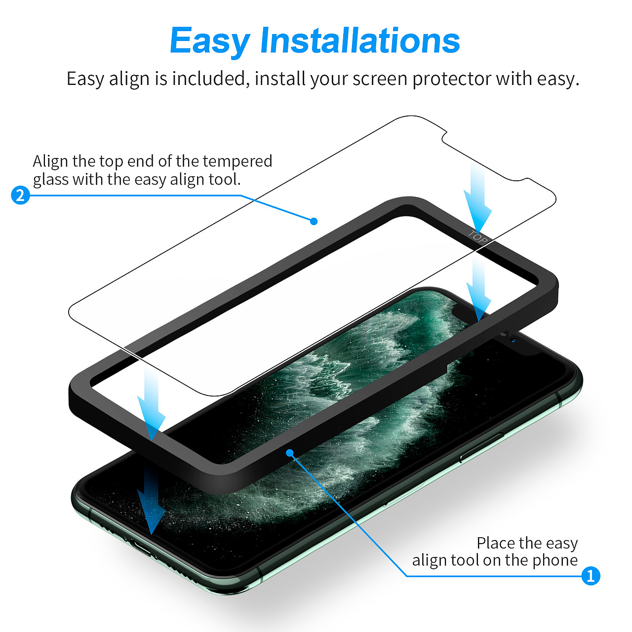 亚马逊手机钢化膜主图A+拍照+精修设计（图ZMjM2NTk5OTQ0） - 产品摄影 - 站酷设计师弘宇视觉原创素材 - 站酷ZCOOL