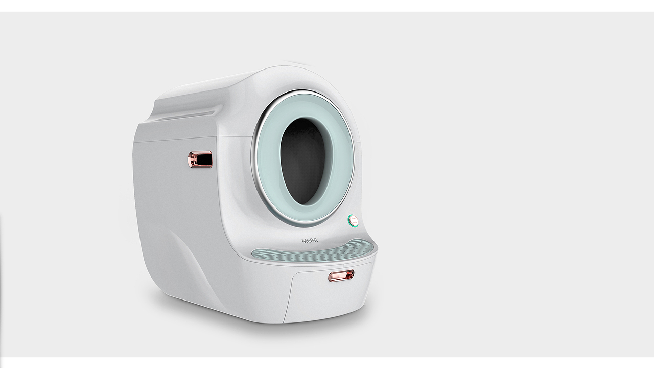 智能猫砂桶设计设计-外观结构设计（图ZMjAyNDIxNzUy） - 生活用品 - 站酷设计师橄榄树工业设计原创素材 - 站酷ZCOOL