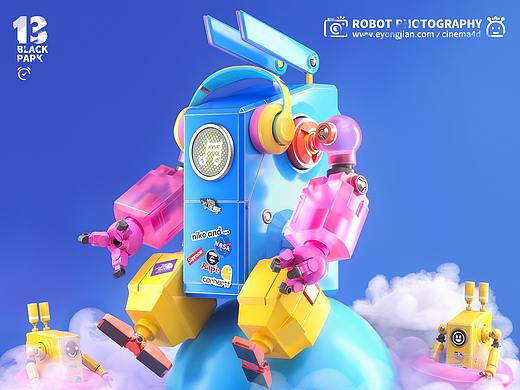 ROBOT STYLE MAP丶C4D