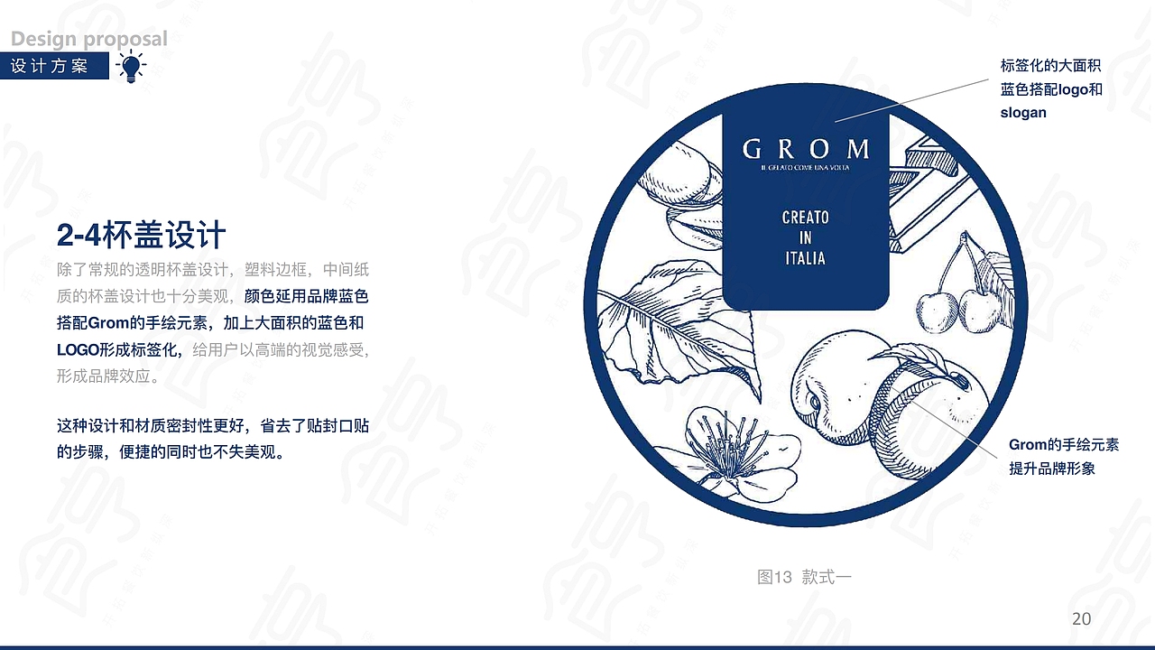 Grom 意大利冰激凌包装设计