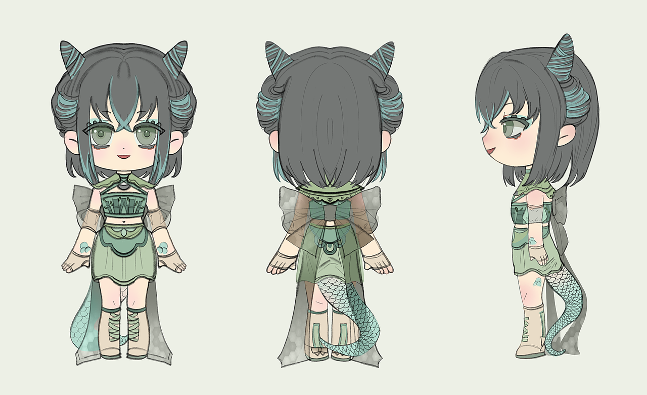 《白蛇传》人物ip形象再设计（图ZMzA4MjExODc2） - IP形象 - 站酷设计师Licoling原创素材 - 站酷ZCOOL