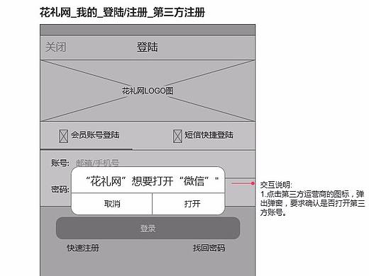 花礼网app原型图制作