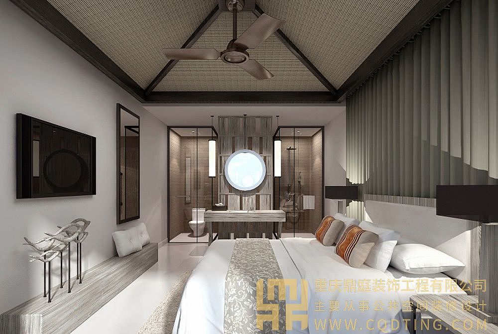 重庆酒店装修 酒店设计 酒店装修设计 酒店案例效果图 鼎庭装饰作品系列