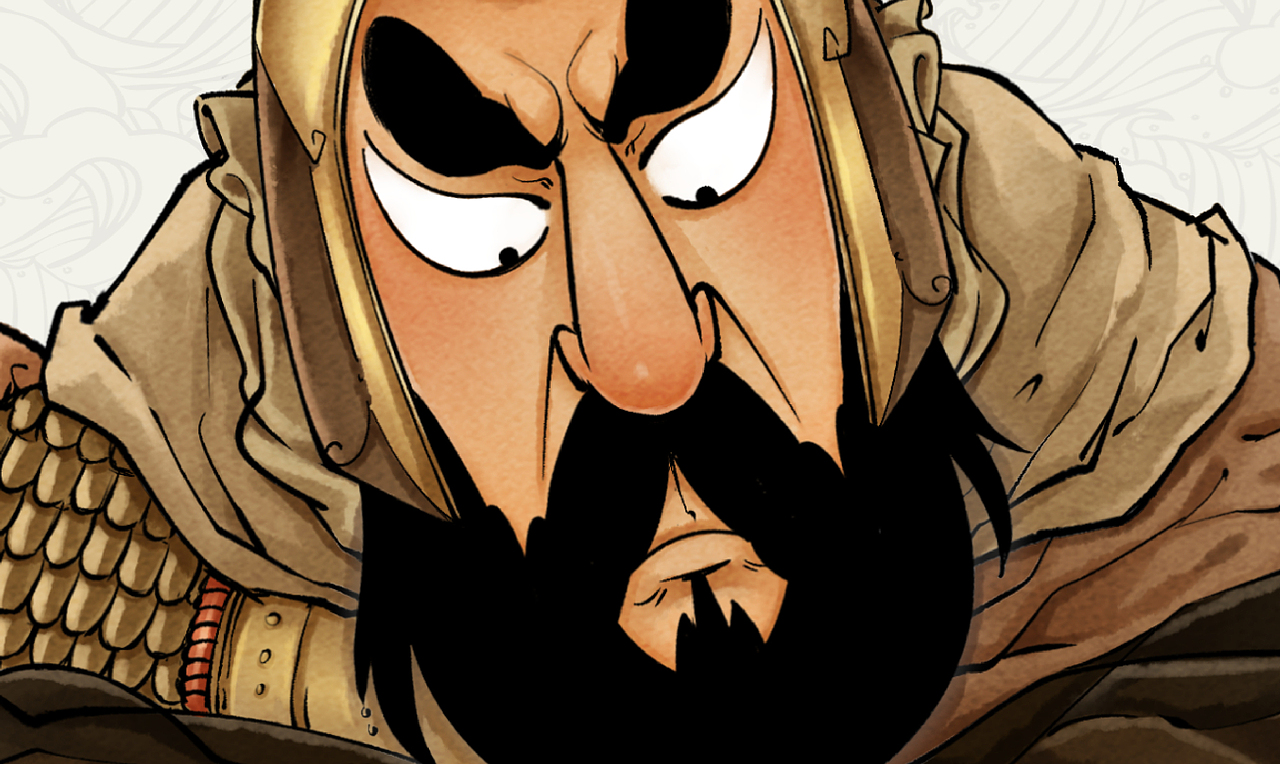 q水浒—8天威星-双鞭-呼延灼|插画|创作习作|大明ving_原创作品-站酷