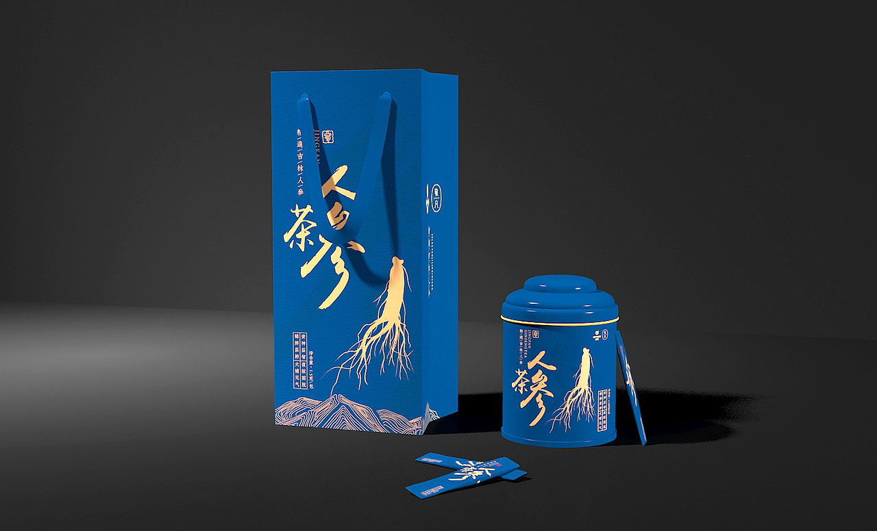 敬凡人参茶品牌包装研发设计(图ZMTI0NDY3OTU2) - 包装 - 站酷设计师無出其右品牌設計原创素材 - 站酷ZCOOL