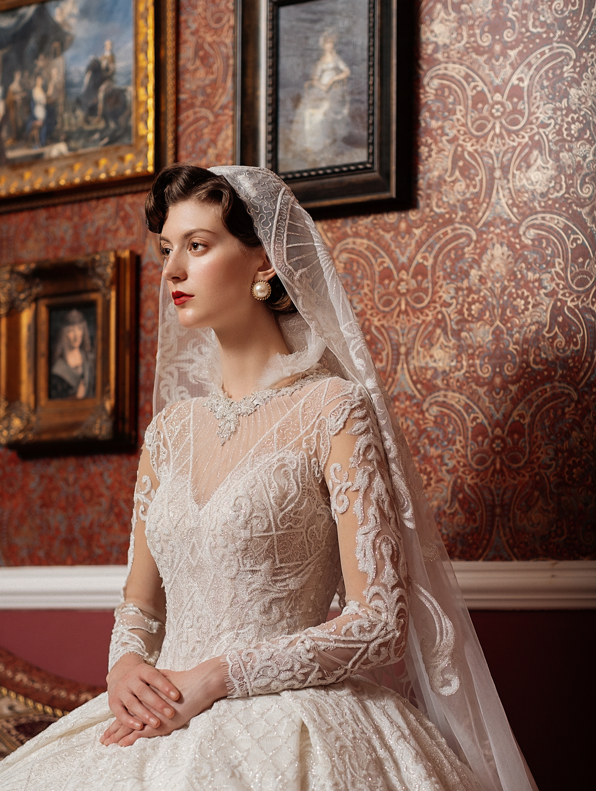 复古欧式婚纱样片