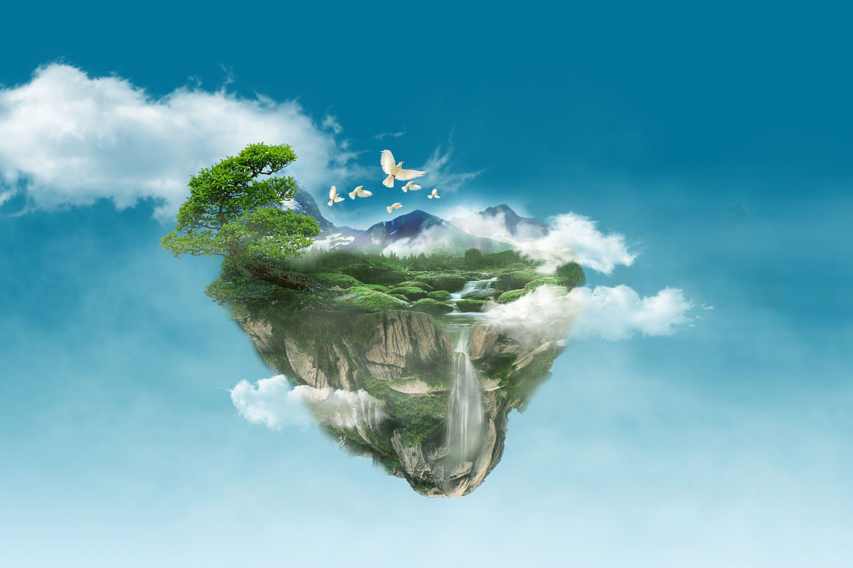 clarisse搭建3D天空之城拉普达|三维|场景|朱峰社区 - 原创作品 - 站酷 (ZCOOL)