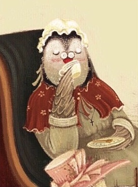 梦中婚礼喝茶的鸟儿（图ZMTM0NzI5MjI4） - 儿童插画 - 站酷设计师插画师白露原创素材 - 站酷ZCOOL