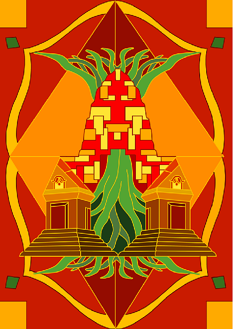 吴哥窟系列插画