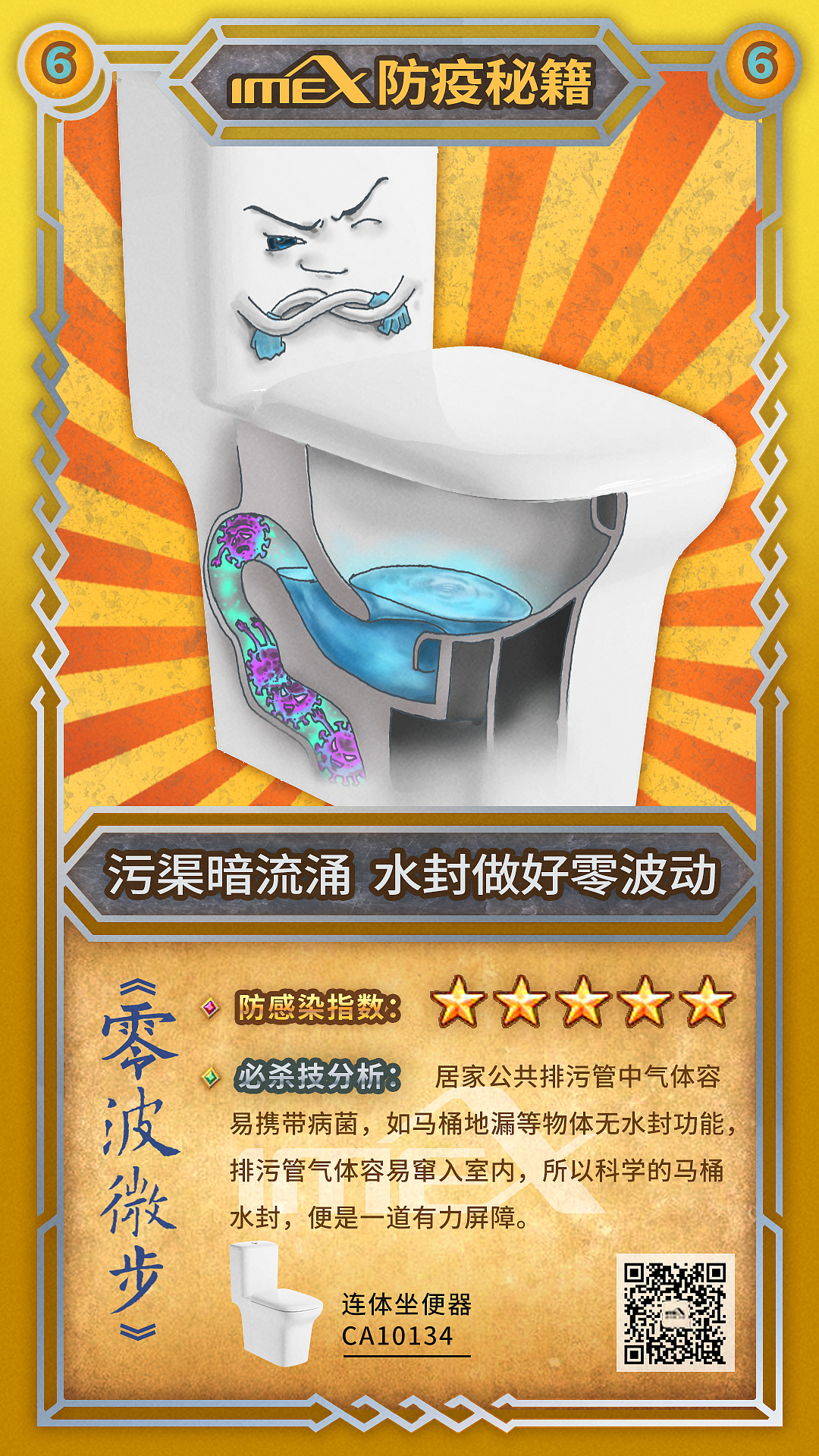 安全复工，如厕防护神卡设计插画（图ZMTk2NjkxOTIw） - 商业插画 - 站酷设计师设计裤衩师原创素材 - 站酷ZCOOL