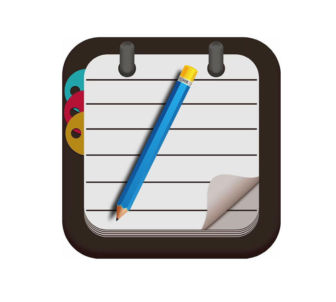 拟物日记图标练习|ui|图标|karlie2011 - 原创作品 - 站酷 (zcool)