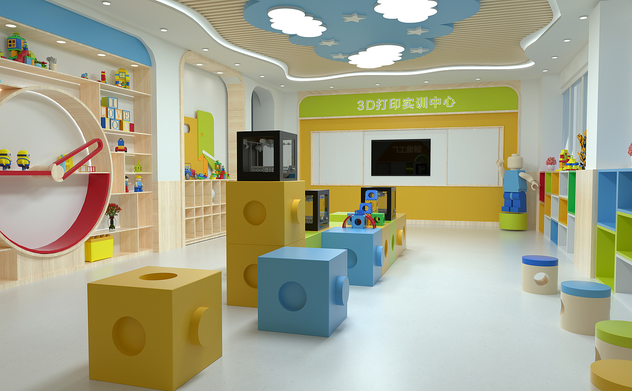 幼儿园空间设计（图ZMjY0NjY1MTEy） - 展陈设计 - 站酷设计师福州校园文化建设原创素材 - 站酷ZCOOL