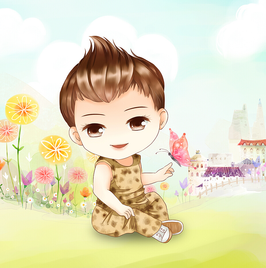 【q版】 给客户画的q版宝宝写真