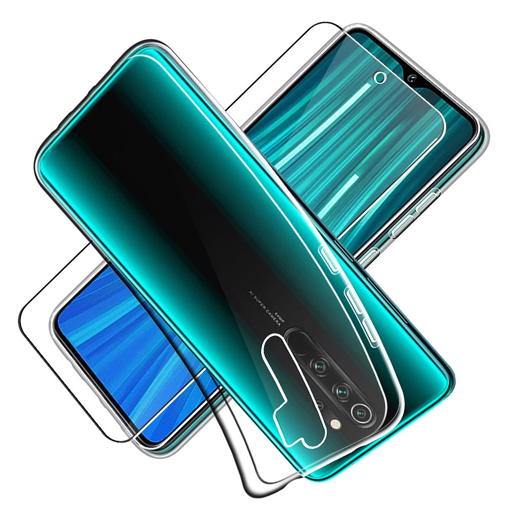 手机外壳+钢化膜 - Redmi Note 8 pro