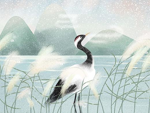 PS插畫練習-白露（個人主頁-ZMzAxMTE0MzY=） - 創(chuàng)作習作 - 站酷設計師青蘋白原創(chuàng)素材 - 站酷ZCOOL