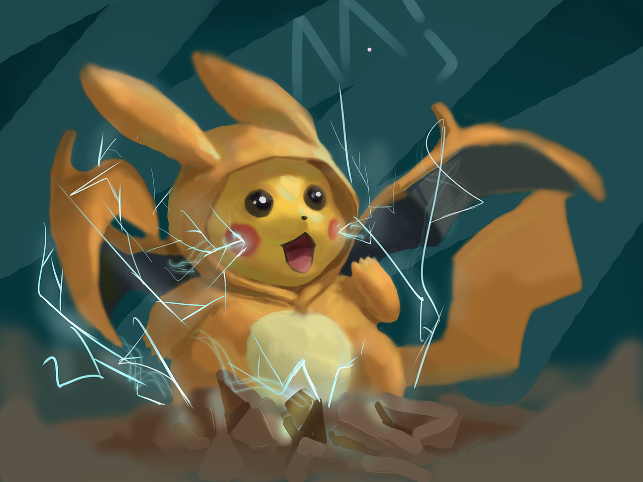 精灵宝可梦-皮卡丘同人习作