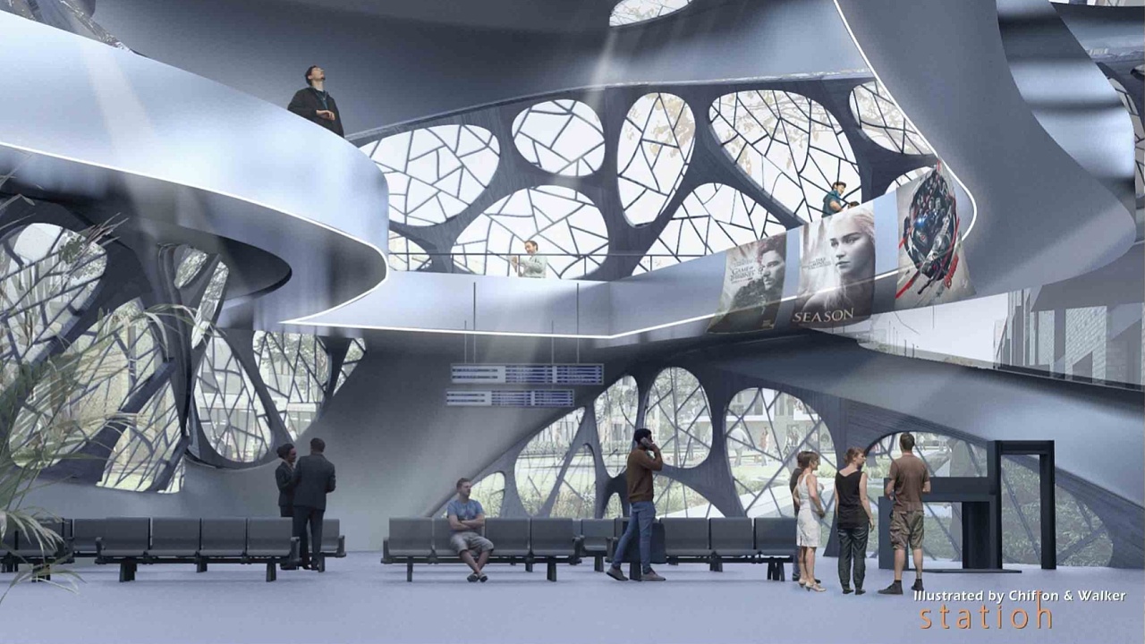 大三烟台市长途汽车客运站设计