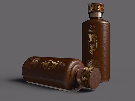 黔茅柔雅白酒包装设计