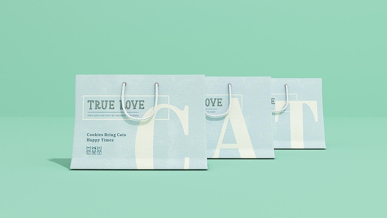 「 TRUE LOVE猫粮品牌」金质营养 · 承载全方位的呵护 ​​（图ZODE1MTk0NjA=） - 包装 - 站酷设计师你好大海品牌设计原创素材 - 站酷ZCOOL