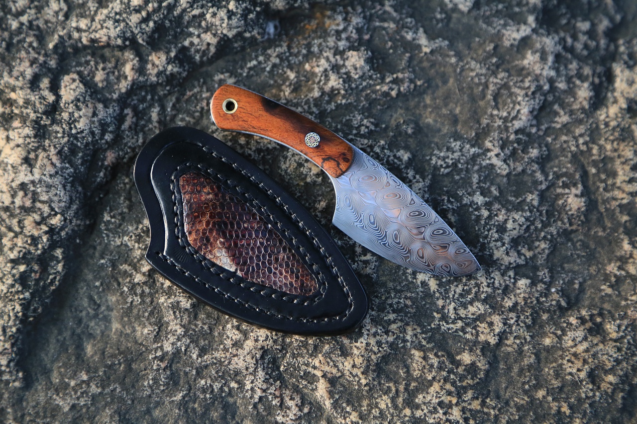 瑞芬鱼骨纹香刀 茶刀|手工艺|工艺品设计|一石手工 - 原创作品 - 站酷