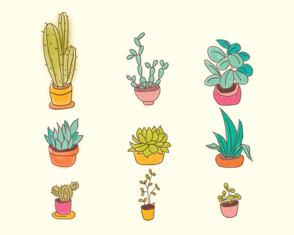 手绘板色彩练习