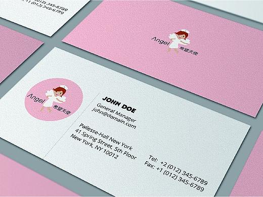 angel 医院logo设计