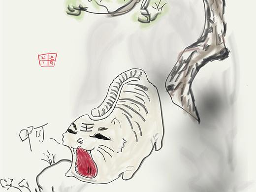 AI线条（个人主页-ZMzY4NzY0MDg=） - 新锐潮流插画 - 站酷设计师我叫黎海滨原创素材 - 站酷ZCOOL