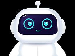 智能机器人语音插画