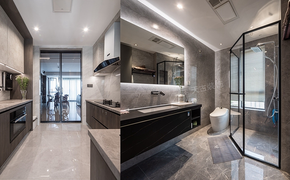 渝北中粮祥云装修效果图,天古中粮祥云大平层设计方案