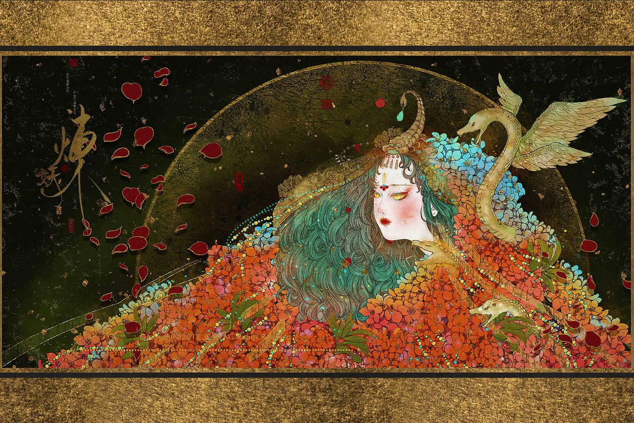 人物篇|《炼妖》系列|插图与展示（图ZMjI2NTY4ODYw） - 商业插画 - 站酷设计师周魃原创素材 - 站酷ZCOOL