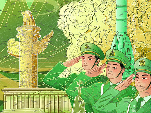 国风插画海报