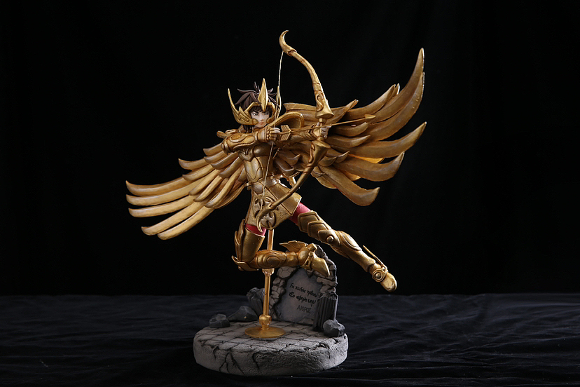 原创造型设计粘土作品—黄金圣斗士射手座