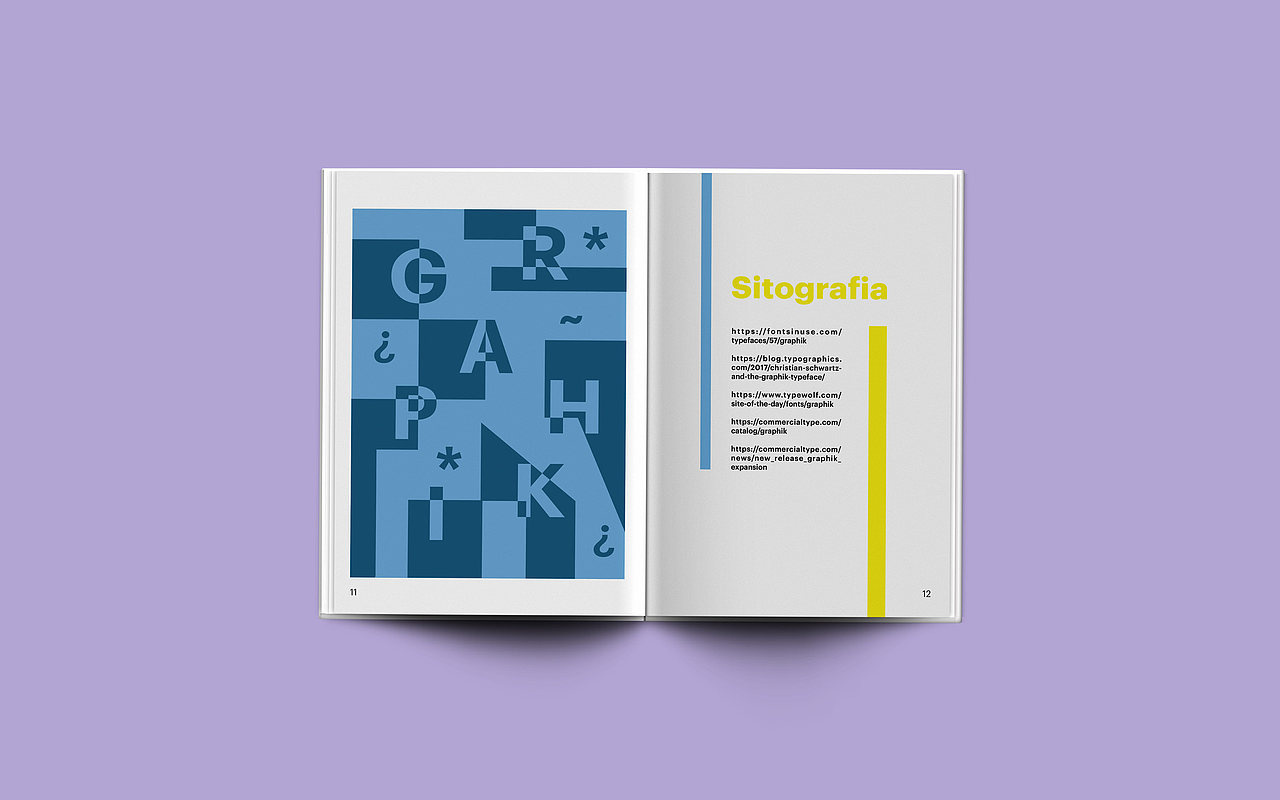 Type booklet-Graphik