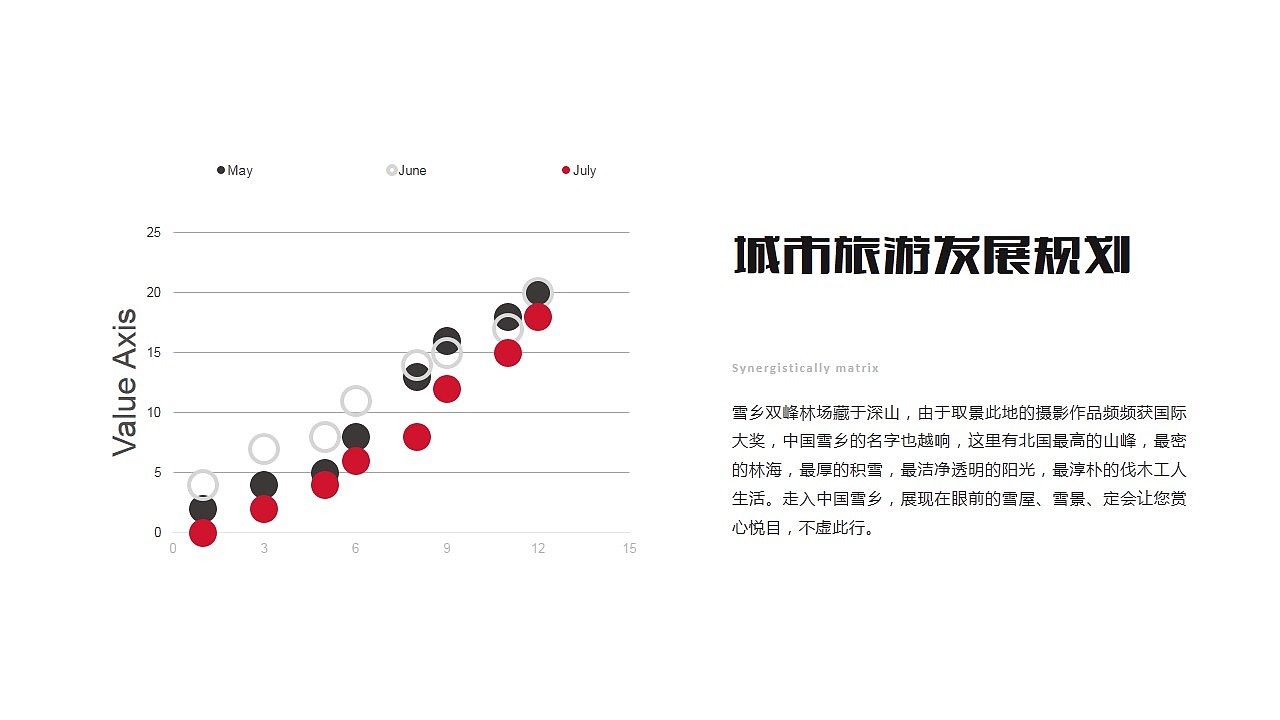 最美雪乡印象雪村旅行攻略旅游风土人情介绍PPT模版