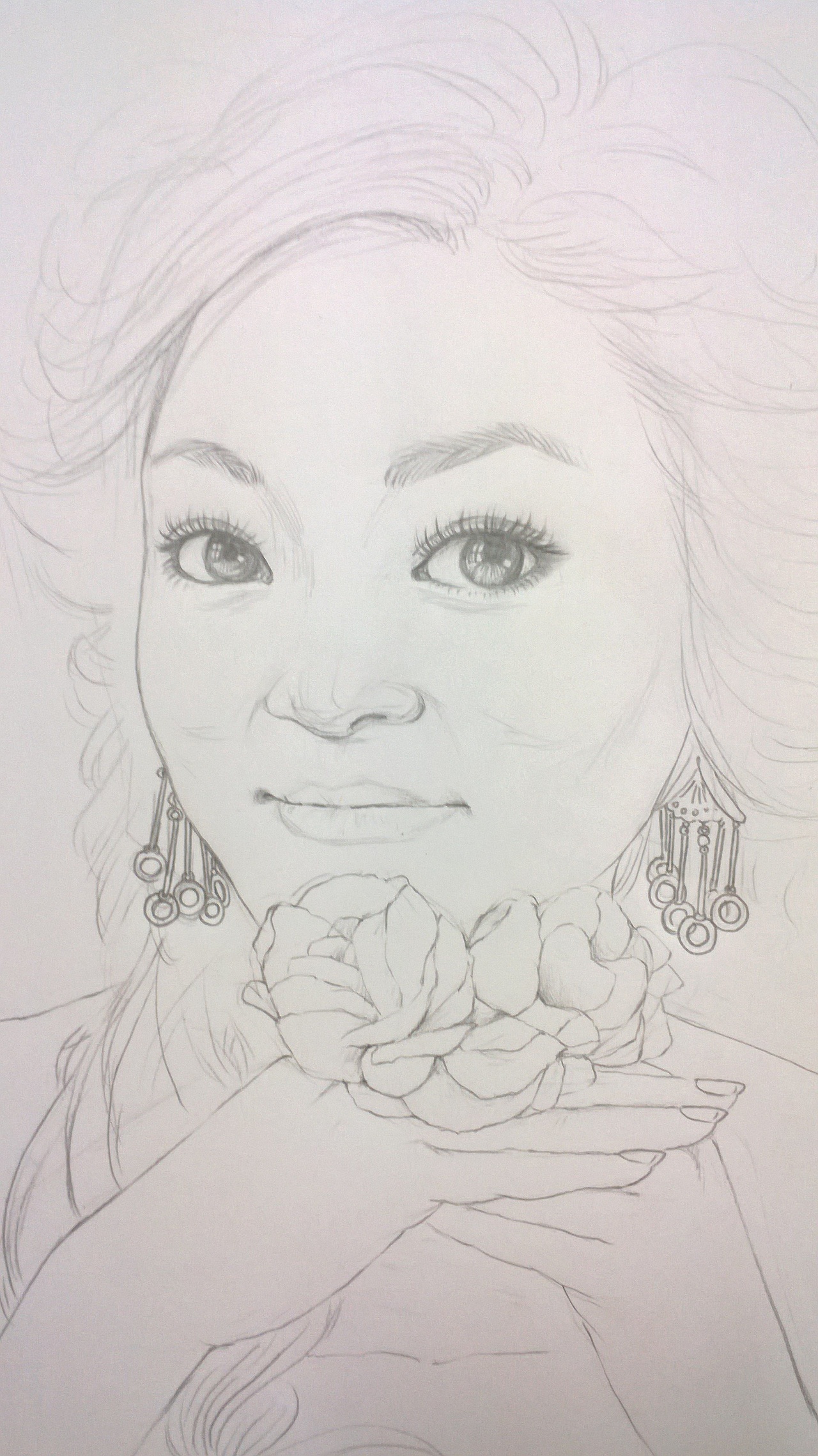 彩铅笔头像——上海女人|纯艺术|绘画|航妹_原创作品-站酷zcool