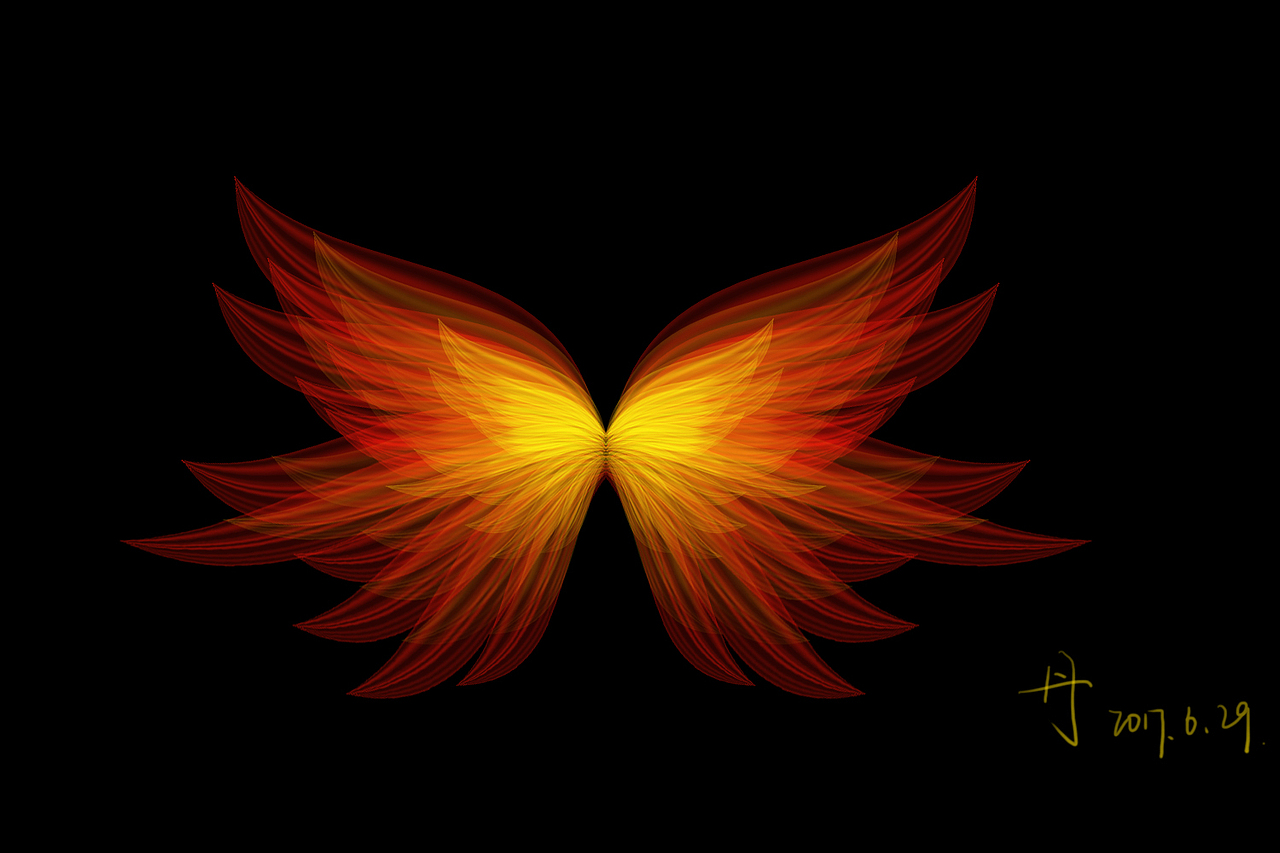 光影蝴蝶（临摹）（图ZODM5NjgyMjQ=） - 图案 - 站酷设计师Givenchy丹原创素材 - 站酷ZCOOL