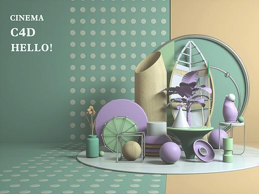 C4D场景模型练习