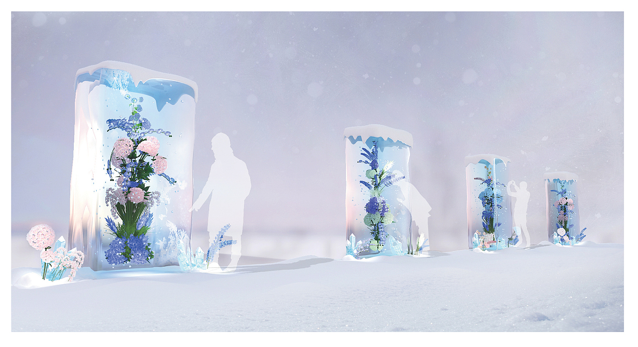 [祥云小镇]梦幻冰雪花园-极地缤纷 浪漫绽放（图ZMTM2Nzc1Njgw） - 展陈设计 - 站酷设计师Wonco原创素材 - 站酷ZCOOL