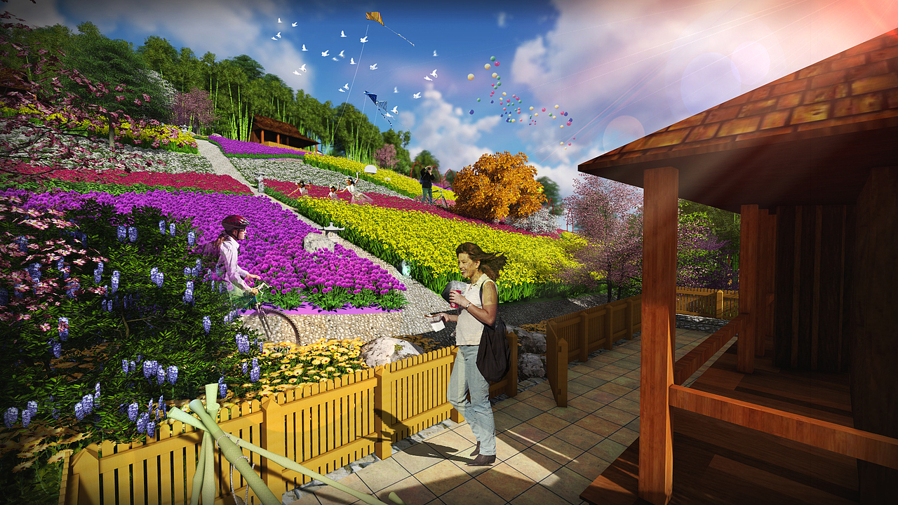 龙泉市“花涌龙泉”景观方案设计