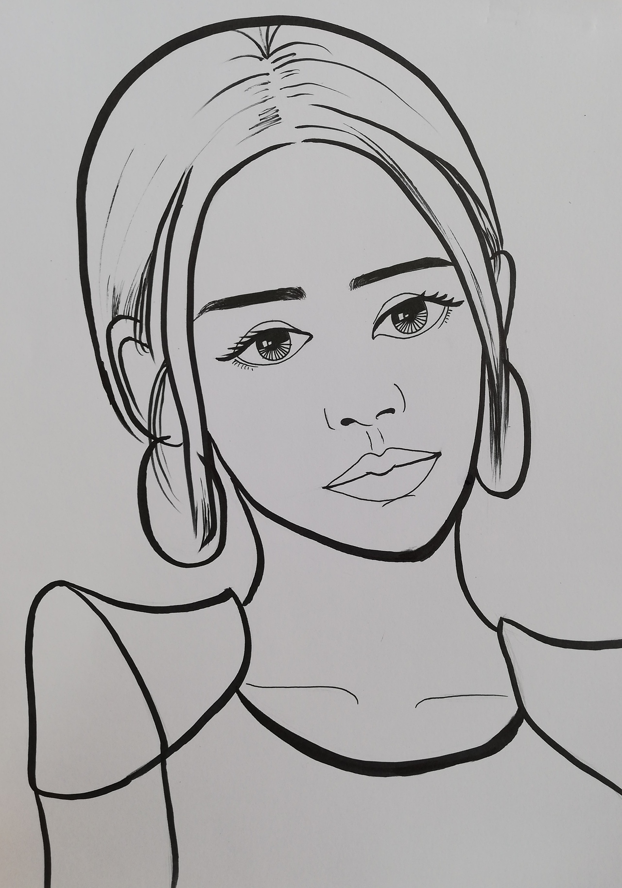 头像画（图ZMjE2NDU2ODUy） - 绘画 - 站酷设计师豆乙灵原创素材 - 站酷ZCOOL