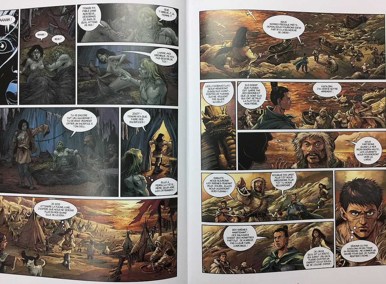 新画法国漫画内页（图ZNzEwMDY2OTY=） - 单幅漫画 - 站酷设计师杨咩原创素材 - 站酷ZCOOL