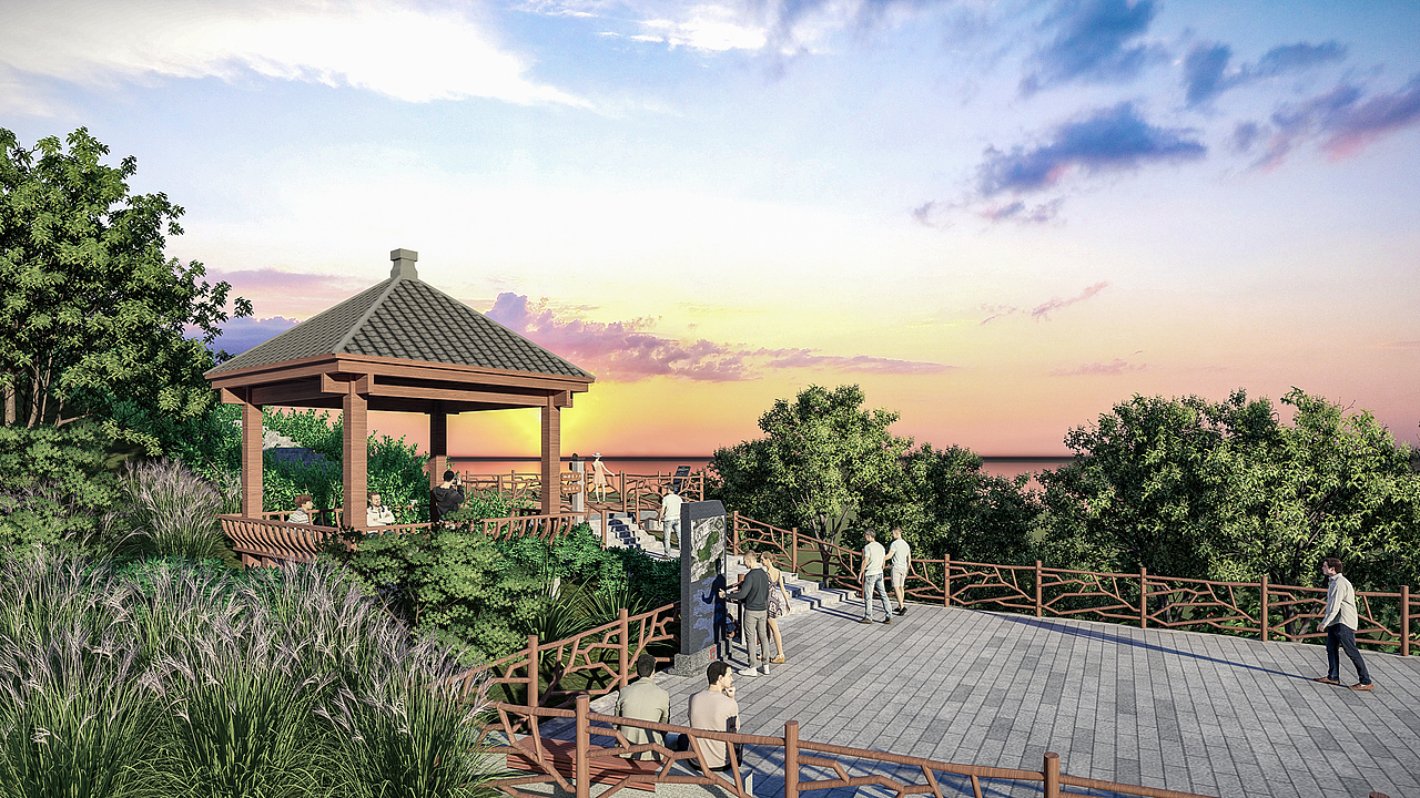 山体步道入口广场设计