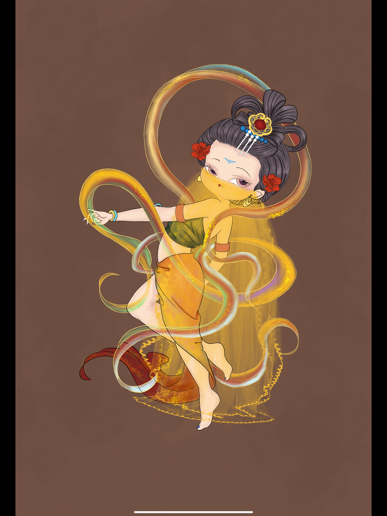 敦煌q画|插画|绘本|z961101572 - 原创作品 - 站酷 (zcool)