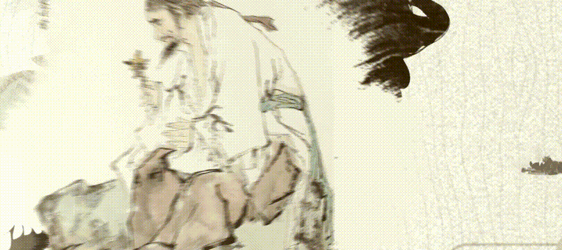 
当舞台上演员李时珍将书籍交与现代医生之后，背景出现本草纲目的古书籍，体现传承