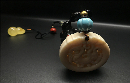 李汉光黑珊瑚海柳 海柳珠串 琥珀蜜蜡珠串配搭