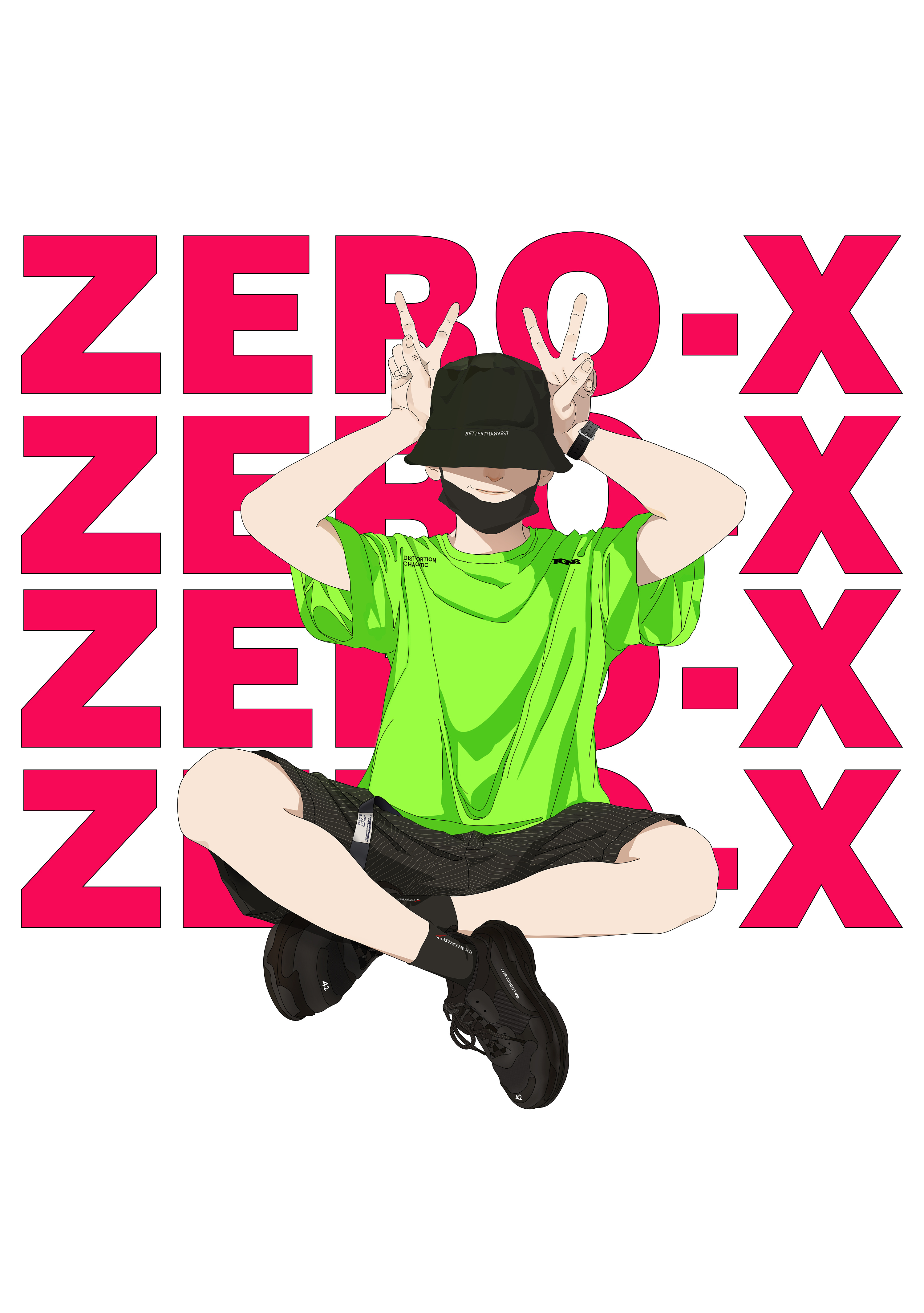 一张模仿孙无力风格的自画像 :)