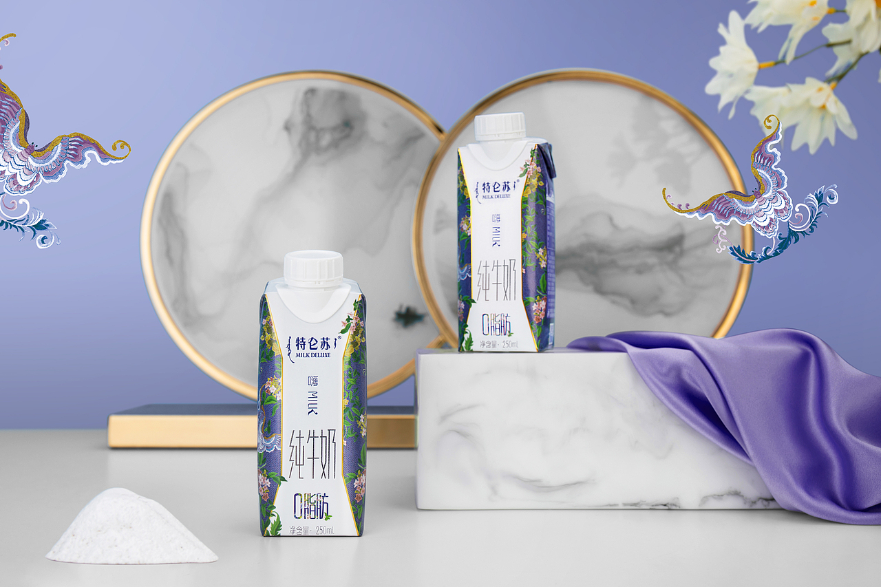 【特仑苏摄影】特仑苏嗨Milk产品京绣海报（图ZMTk5NzM3MTU2） - 产品摄影 - 站酷设计师Mugostudio原创素材 - 站酷ZCOOL