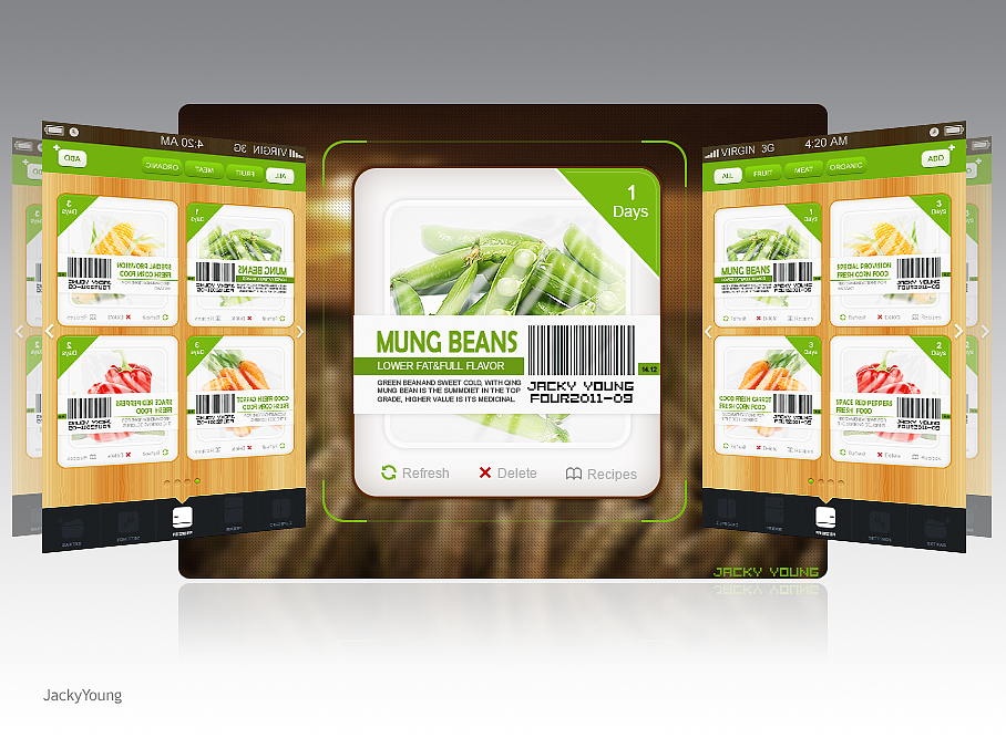 清新风格界面设计练习（图ZNDQ5NzUwMA==） - 主题/皮肤 - 站酷设计师杰克扬原创素材 - 站酷ZCOOL