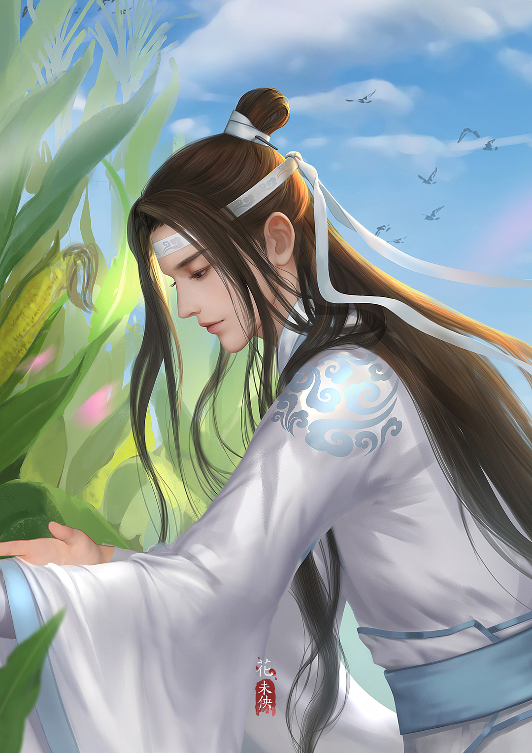 魔道祖师（图ZMTY4ODYwMTQw） - 商业插画 - 站酷设计师花未佒原创素材 - 站酷ZCOOL