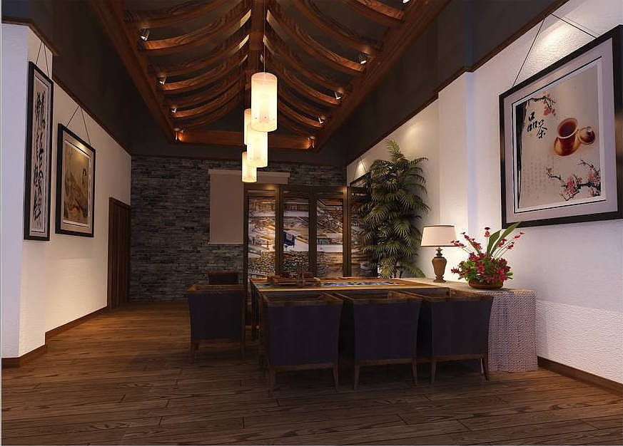 济南茶馆茶楼茶庄茶室茶文化会所装修设计装饰施工公司